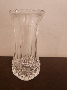 Vase Crystal 6.5" flower vase by Cristal D'Arques-Durand Longchamp, (prewned)